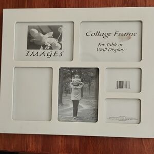 White Collage Frame for Table or Wall Display